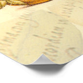 Dragonfly Botanical Nature Wildlife ポスター (角)