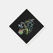 Dragonfly Christmas Tree Vintage Insects Lovers Xm スタンダードカクテルナプキン (角)