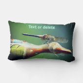 Dragonfly Co Pilot Insect Personalized ランバークッション (裏面)