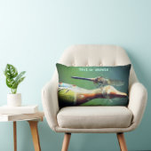 Dragonfly Co Pilot Insect Personalized ランバークッション (椅子)