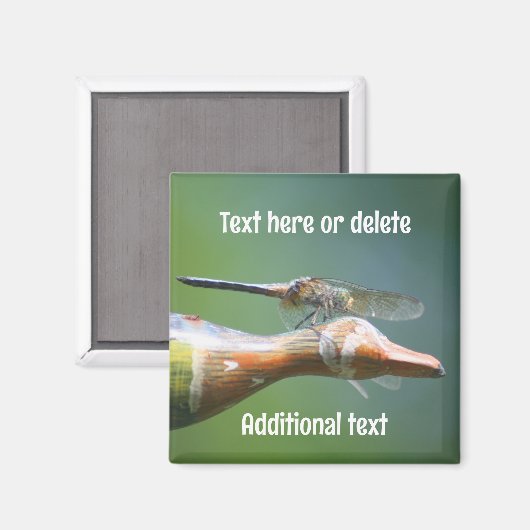 Dragonfly Co Pilot Nature Personalized マグネット (正面/裏面)