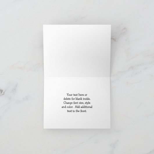 Dragonfly Co Pilot Nature Photography  ノートカード (内部)