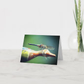 Dragonfly Co Pilot Nature Photography  ノートカード (正面)