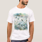 Dragonfly Dance REF181 - Watercolor Tシャツ (正面)