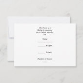 Dragonfly Dreams RSVPカード (裏面)