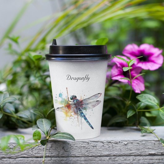Dragonfly Dreamscape オリジナルデザイン 紙コップ