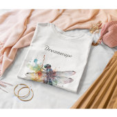 Dragonfly Dreamscape, カスタムデザイン トライブレンドTシャツ