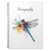 Dragonfly Dreamscape カスタムノート ノートブック (正面)