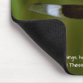 Dragonfly Faith Bible Verse Mouse Pad マウスパッド (コーナー)