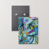 Dragonfly Fantasy  缶バッジ (正面/裏面)