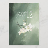 Dragonfly Floral Sweet 16 テーブルナンバー ID1310 (裏面)