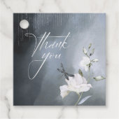 Dragonfly Floral Sweet 16 Thank You Blue ID1310 フェイバータグ (正面)