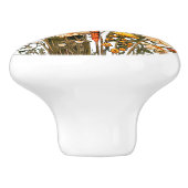 Dragonfly & Flowers Ceramic Knob セラミックノブ (側面)