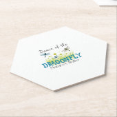 Dragonfly Flying Insect Lover Entomology Dragonfli ペーパーコースター (アングル)