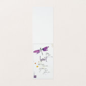 Dragonfly Follow Your Heart Bookmark 名刺 (内部フラット)