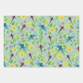 Dragonfly garden ラッピングペーパーシート (正面2)