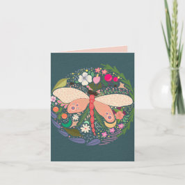 DRAGONFLY GARDEN BLANK ALL-OCCASION CARD サンキューカード