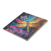 Dragonfly Garden Wings Ceramic Tile 4.25x2.25 タイル (側面)