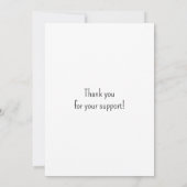 Dragonfly gift Let's Be Friends Old Senile funny サンキューカード (裏面)