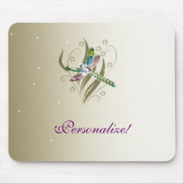 Dragonfly Glow Mousepad マウスパッド