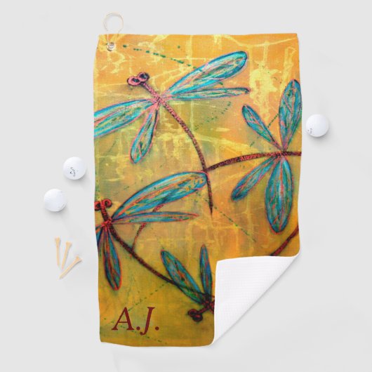 Dragonfly Haze ゴルフタオル (インサイチュ)