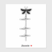 Dragonfly Heartbeat EKG Pulse Nature Insect Dragon シール (シート)