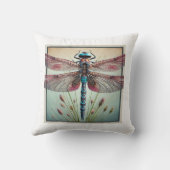 Dragonfly in Natural Harmony 010924IREF231 - Water クッション (裏面)