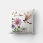 Dragonfly | Just Breathe スロー枕 クッション (正面)