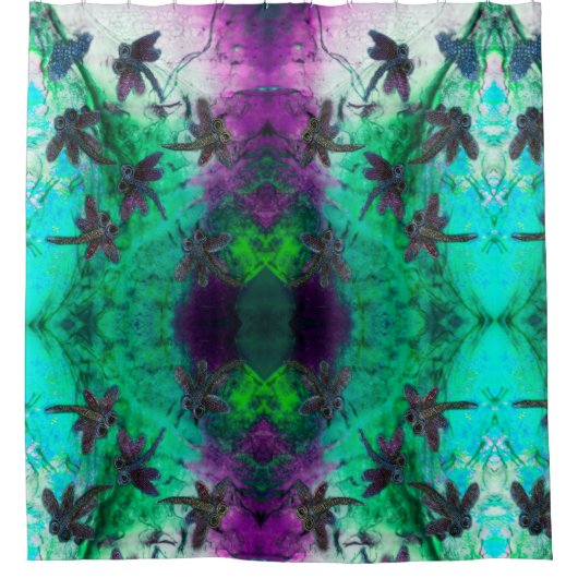 Dragonfly Magic  シャワーカーテン (正面)