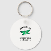 Dragonfly Nature Insect Nature's Aerial Acrobat Dr キーホルダー (正面)