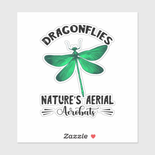 Dragonfly Nature Insect Nature's Aerial Acrobat Dr シール (シート)