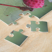 Dragonfly On Dogwood Fruit自分の写真を作成 ジグソーパズル (側面)