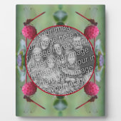 Dragonfly On Dogwood Fruit自分の写真を作成 フォトプラーク (正面)