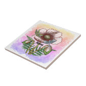 Dragonfly Pale Poppy  タイル (側面)