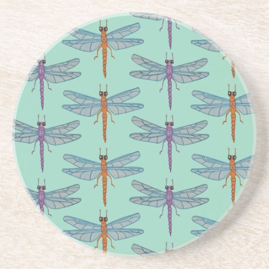Dragonfly pattern コースター (正面)