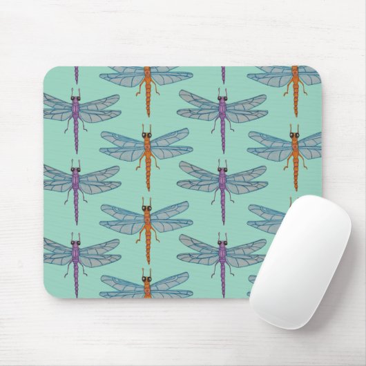 Dragonfly pattern マウスパッド (マウス)