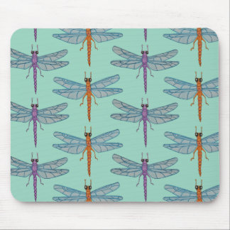 Dragonfly pattern マウスパッド