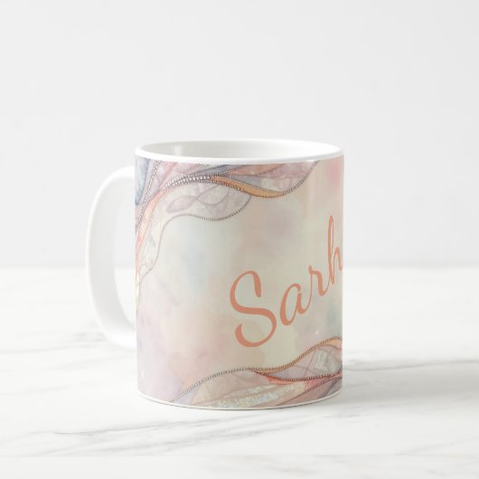  dragonfly pattern Mug コーヒーマグカップ (正面左)