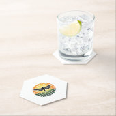 Dragonfly Retro (3) ペーパーコースター (インサイチュ)