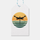 Dragonfly Retro (4) ギフトタグ (正面)