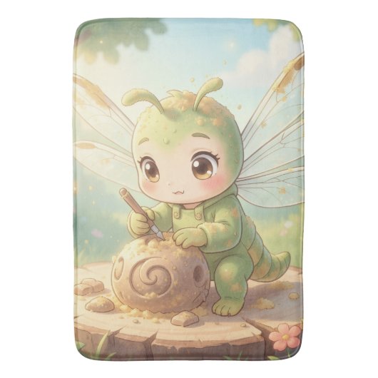 Dragonfly – Star Nectar of the Silent Night.1 バスマット (正面縦)