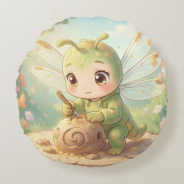 Dragonfly – Star Nectar of the Silent Night.1 ラウンドクッション