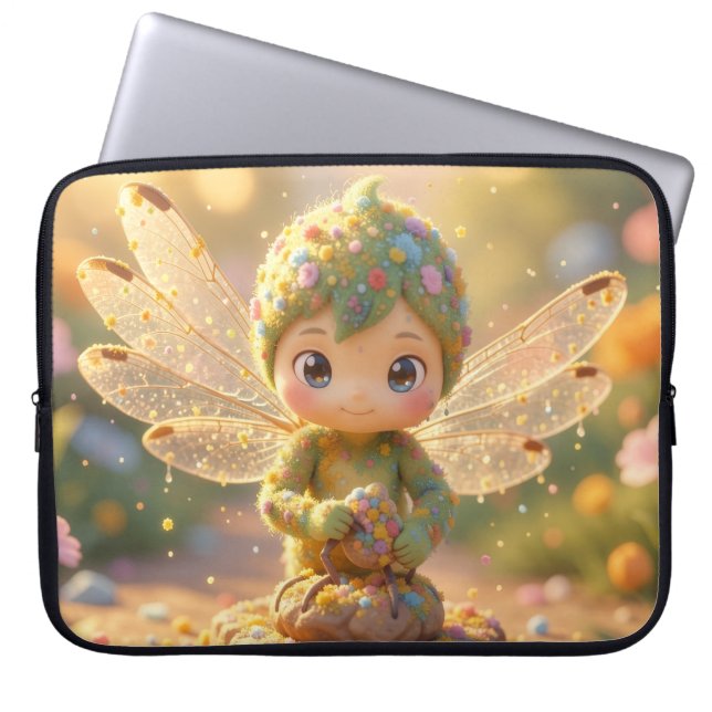 Dragonfly – Star Nectar of the Silent Night.5 ラップトップスリーブ (正面)