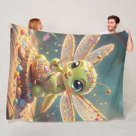 Dragonfly – Star Nectar of the Silent Night.6 フリースブランケット