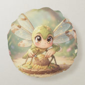 Dragonfly – Star Nectar of the Silent Night.9 ラウンドクッション (裏面)
