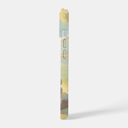 Dragonfly – Star Nectar of the Silent Night iPhone 15ケース (左側面)