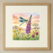 Dragonfly Tiny Insects Nursery ポスター