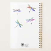 Dragonfly Watercolor Annual Planner プランナー手帳 (裏面)