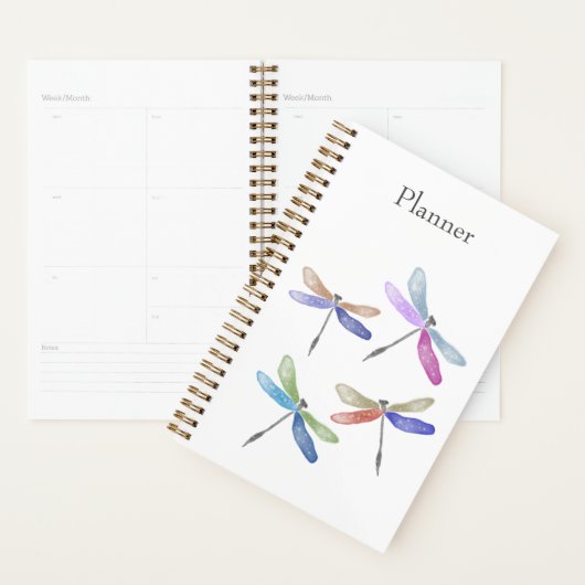 Dragonfly Watercolor Annual Planner プランナー手帳 (ディスプレー)