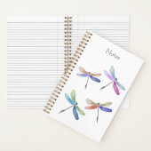 Dragonfly Watercolor Notebook ノートブック (内側)
